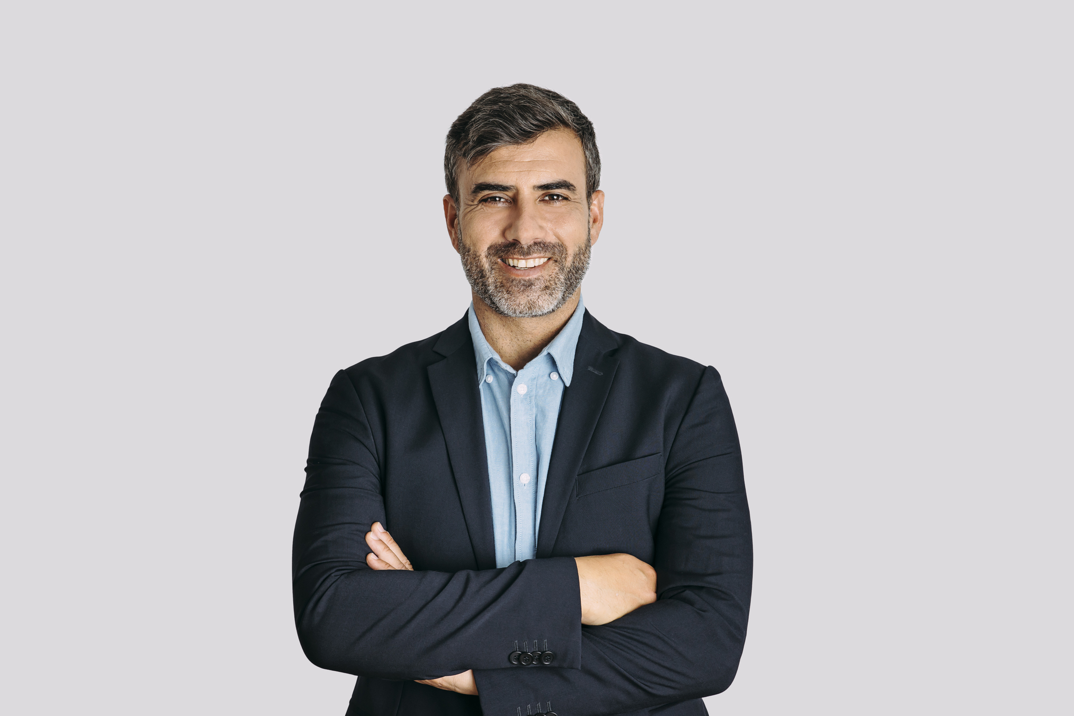 Compliance Director candidate standing confidently in professional attire