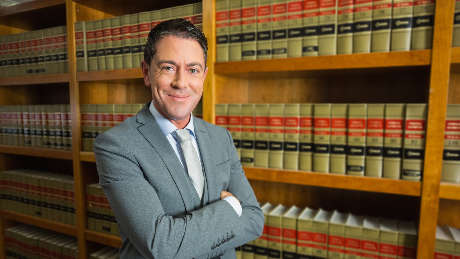 Legal professional standing in a Charlotte law office